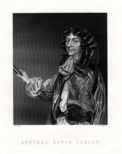 David Leslie, Lord Newark, lovassági tiszt és tábornok az angol polgárháborúban, 19. század alkotó: George J. Stodart
