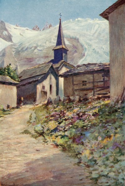 The Village of Tour (színes litó) alkotó: George Jackson Flemwell