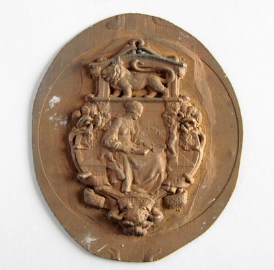 Brit Művészek Királyi Társasága, elnöki jelvény, 1908-1914 körül (réz) alkotó: George James Frampton