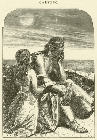 Calypso (metszet) alkotó: George John Pinwell