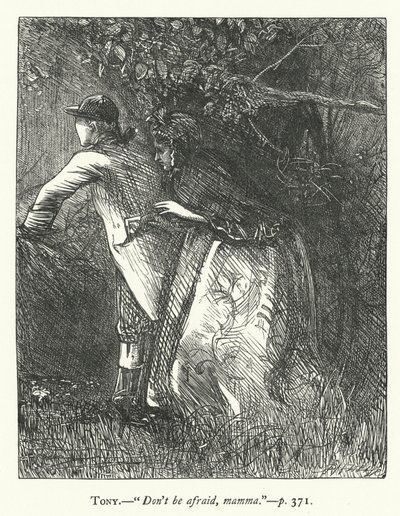 Illusztráció: She Stoops To Conquer (metszet) alkotó: George John Pinwell