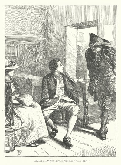Illusztráció: A jóindulatú ember (metszet) alkotó: George John Pinwell