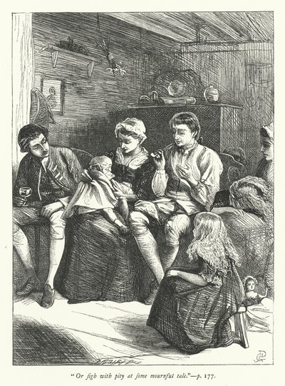 Illusztráció az utazóhoz alkotó: George John Pinwell