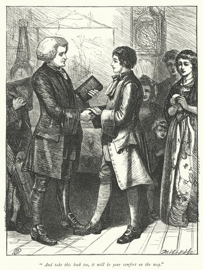 Illusztráció: The Vicar of Wakefield (metszet) alkotó: George John Pinwell