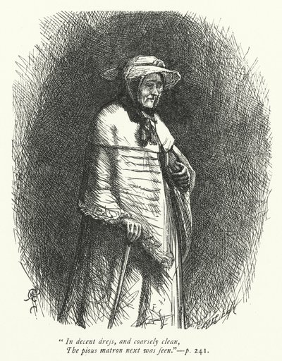 Illusztráció a Threnodia Augustalishoz (metszet) alkotó: George John Pinwell
