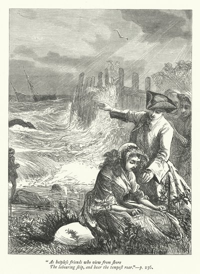 Illusztráció a Threnodia Augustalishoz (metszet) alkotó: George John Pinwell