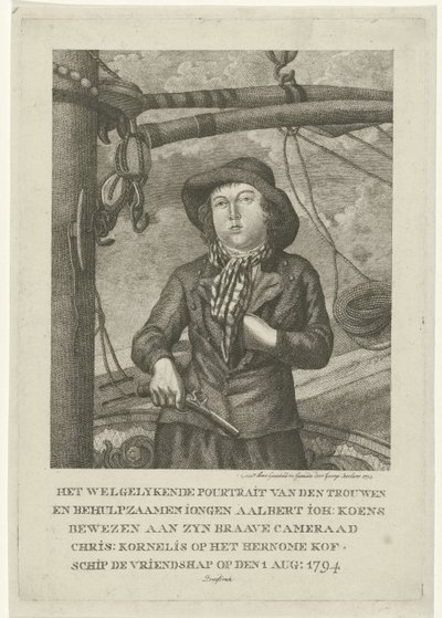 Portré Aalbert Joh. Koens alkotó: George Kockers