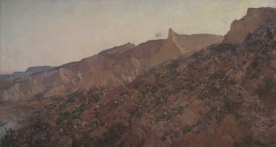 Anzac, a partraszállás 1915 alkotó: George Lambert