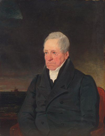 William Curling portréja, Esq., 1828 alkotó: George Lance