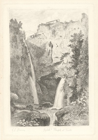 Cascades a Tivoliban alkotó: George Loring Brown