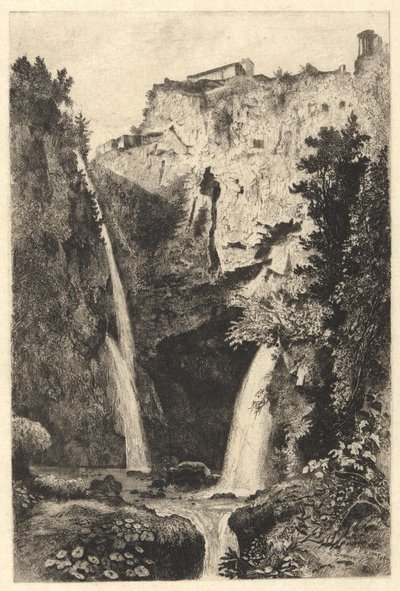 Tivoli vízesése alkotó: George Loring Brown