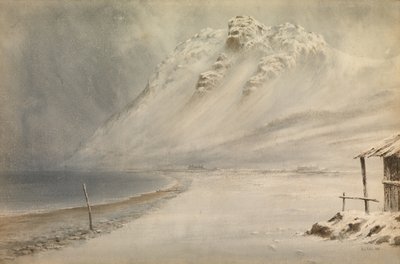 Hóvihar az észak-walesi Penmaenmawrban alkotó: George Lothian Hall