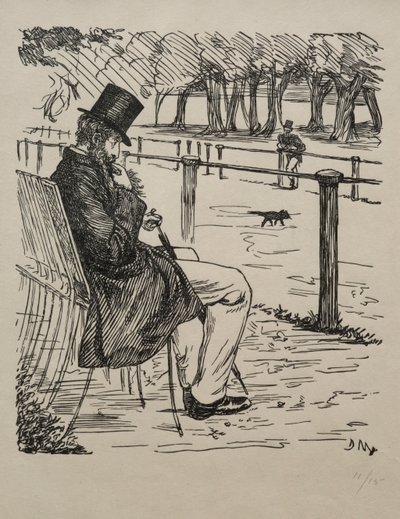 Az utolsó bárók, 1855. alkotó: George Louis Palmella Busson Du Maurier