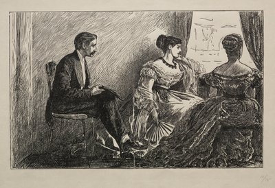 A fehér kamélia, 1868. alkotó: George Louis Palmella Busson Du Maurier