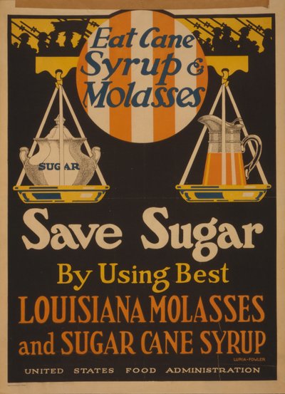 Egyél nádszirupot és melaszt, takaríts meg cukrot a legjobb Louisiana melasz és cukornádszirup használatával alkotó: Bartolome Esteban and studio Murillo