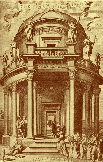 A Közös Imádság könyvének címlapja alkotó: Bartolome Esteban and studio Murillo