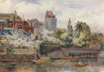 Riverside Gardens (színes litográfia) alkotó: George Moore Henton