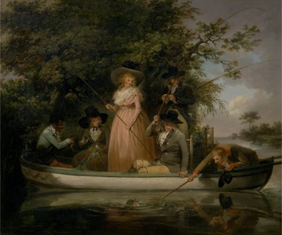 A Party Horgászat alkotó: George Morland