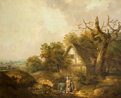 Rusztikus kunyhó alkotó: George Morland
