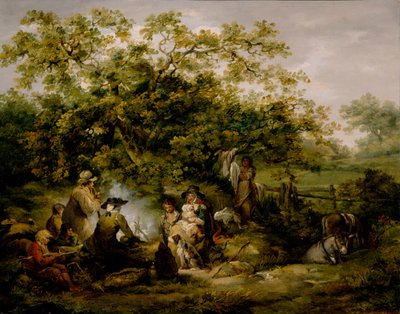 Cigánytábor alkotó: George Morland