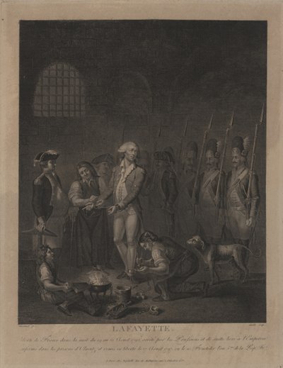 Lafayette az olmützi börtönben alkotó: George Morland