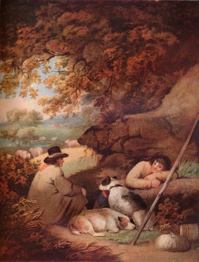 Nyugodt pásztorok, XVIII. század, 1919 alkotó: George Morland