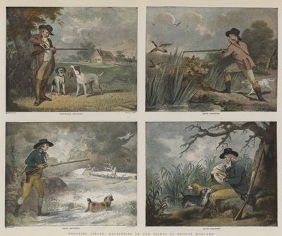 Shooting Pieces (chromolitho) alkotó: George Morland