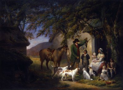A sportoló visszatérése (olaj, vászon) alkotó: George Morland
