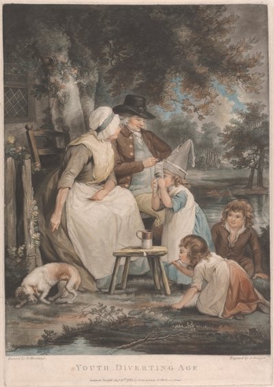 Youth Diverting Age alkotó: George Morland