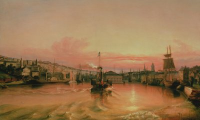 Cork kikötője alkotó: George Mounsey Wheatley Atkinson