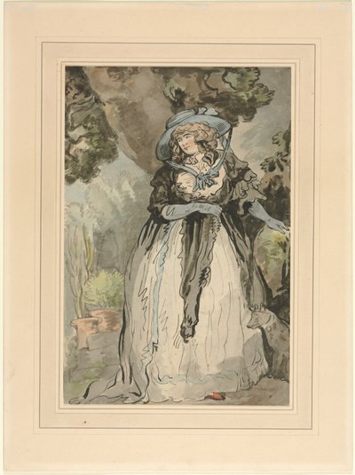 Mrs. Samuel Howitt, 1700-as évek. alkotó: George Murgatroyd Woodward