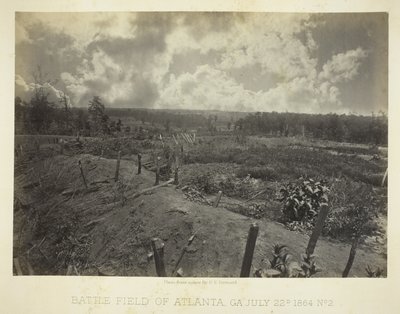 Atlanta-i csatatér, GA, No. 2. alkotó: George N. Barnard
