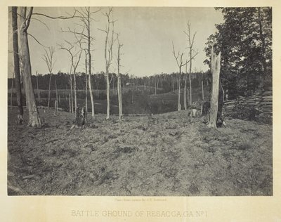 Resacca-i csatatér, GA, 1. sz. alkotó: George N. Barnard