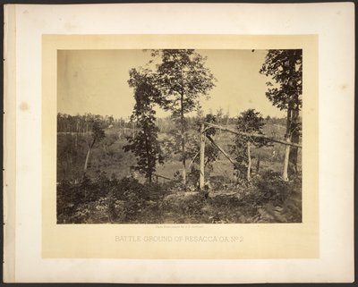 Resacca-i csatatér, Ga. No. 2. alkotó: George N. Barnard