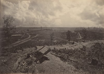 Resacca-i csatatér, Georgia, 1860-as évek 4. sz. alkotó: George N. Barnard