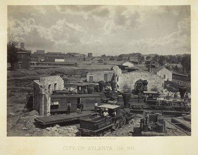 Atlanta városa, GA, 1. sz. alkotó: George N. Barnard