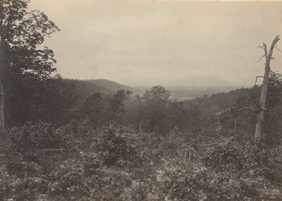 Sherman támadásának Mission Ridge jelenete, 1860-as évek. alkotó: George N. Barnard