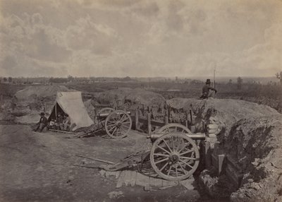 Rebel Works in Front of Atlanta, GA, No. 4 alkotó: George N. Barnard