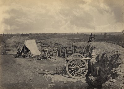 Konföderációs erődítmények Atlanta, Georgia előtt, 4. sz. alkotó: George N. Barnard