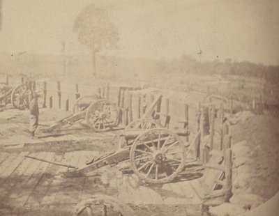 Rebel Works in Front of Atlanta, Georgia, No. 2, 1864. alkotó: George N. Barnard