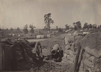 Rebel Works in Front of Atlanta, Georgia, No. 3, 1860. alkotó: George N. Barnard