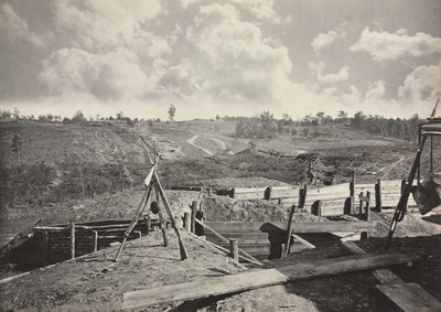 Lázadó üzemek Atlanta, Georgia, 5. sz. előtt alkotó: George N. Barnard