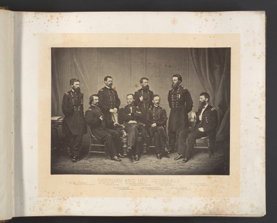 Sherman és tábornokai alkotó: George N. Barnard