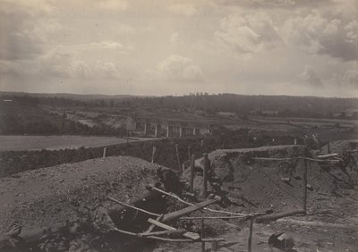 South Bank of the Chattahoochie, Georgia, 1860-as évek. alkotó: George N. Barnard