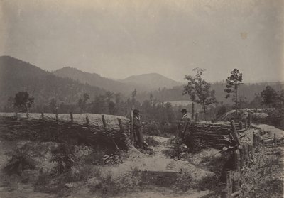 Az Allatoona-hágó, Georgia, 1860-as évek. alkotó: George N. Barnard