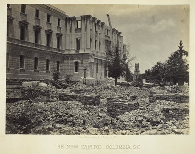The New Capitol, Columbia, SC alkotó: George N. Barnard