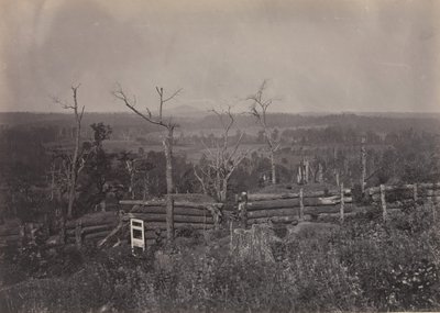 Kilátás a Kenesaw-hegyre, Georgia, 1860-as évek. alkotó: George N. Barnard