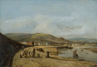 „Swansea a nyugati mólótól”, 1820 alkotó: George Orleans De La Motte