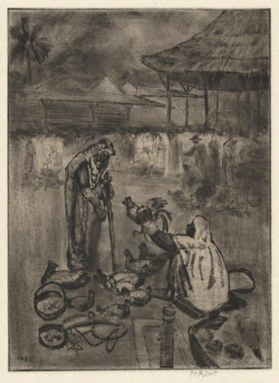 Csirkeárus, Tindad alkotó: George Overbury Hart