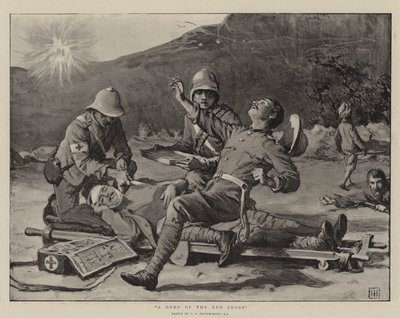 A Vöröskereszt hőse alkotó: George Percy Jacomb Hood